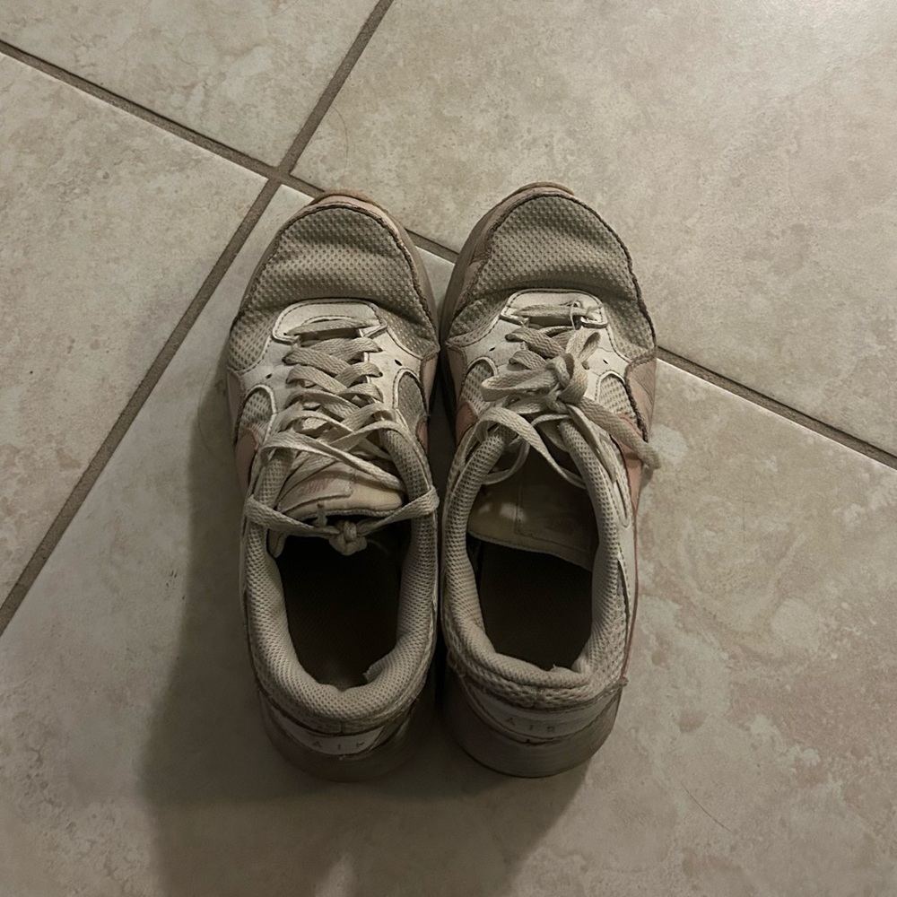 Well worn ladies shoes